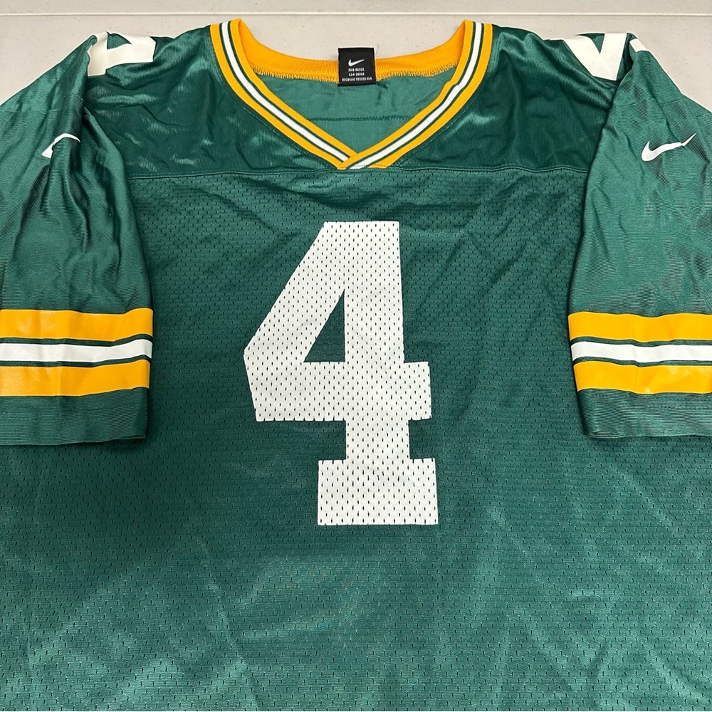 Green Bay Packers Brett Favre # 4 Jersey - Size XXL - Picture 2 of 8